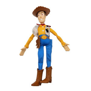 Vintage 1995 Disney Toy Story Woody Plush Action Figure Burger King Toy